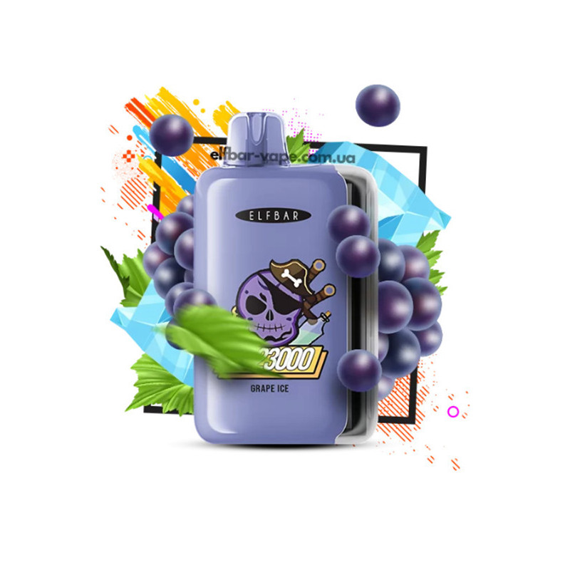 Elf Bar GH 23000 Grape Ice 5% Elf Bar GH 23000 Grape Ice 5%