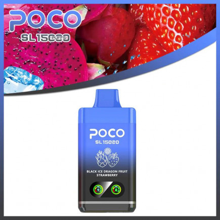POCO PT 12000 Black Ice Dragon Fruit Strawberry 5%