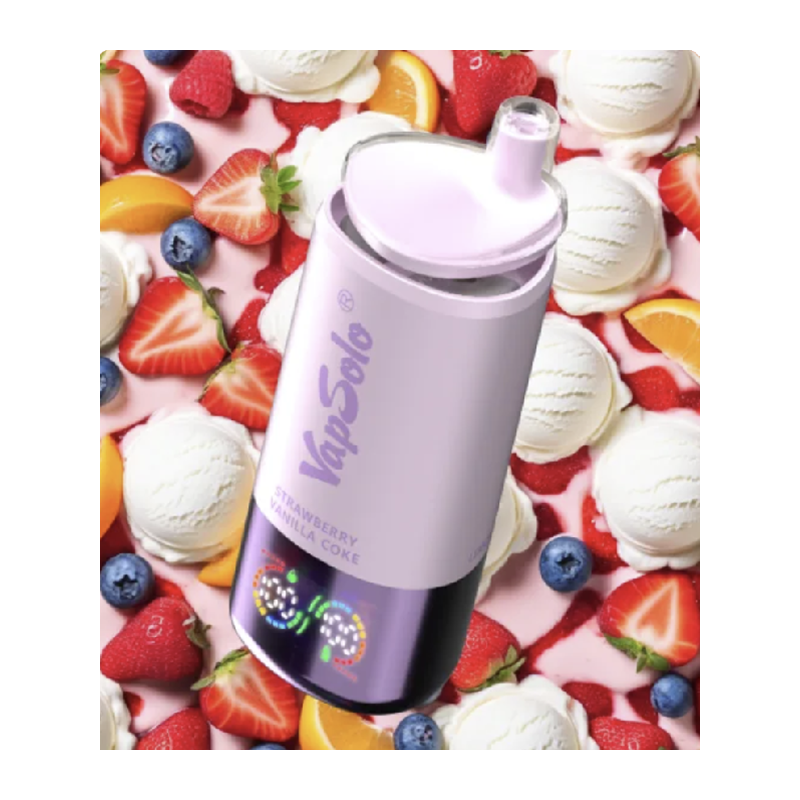 VapSolo Triple 30000 - Blueberry Raspberry & Strawberry Vanilla Coke & Lemon Lime 5%